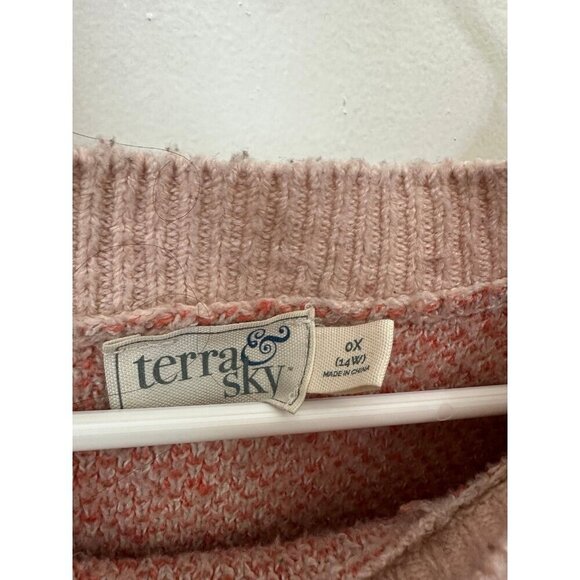 Terra & sky women’s size 0 – X large leopard sweater - Picture 7 of 10